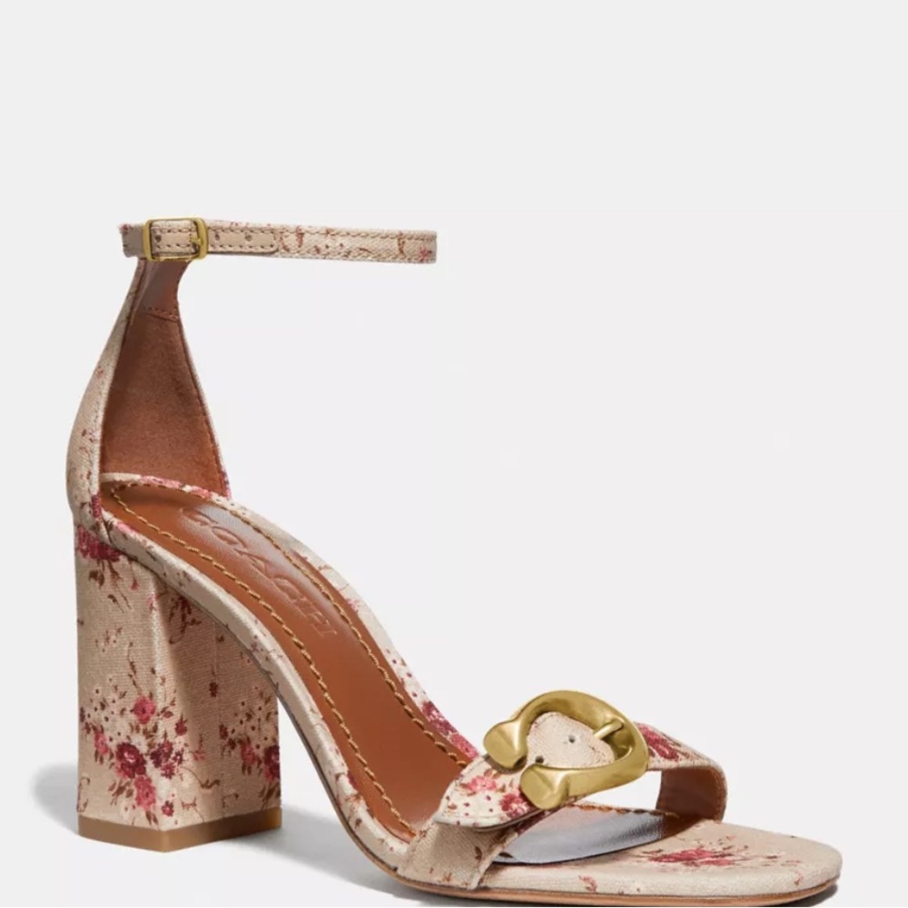 Coach Maya Floral Block Heels